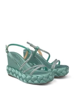 Alma En Pena Sainz - Sandalias Con Plataforma - Verde -Alma En Pena 0726cdba16c94627954023c2c09f1a1e