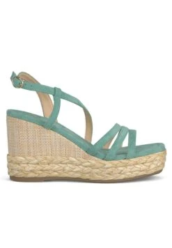 Alma En Pena Ashanti - Sandalias De Cuña - Verde