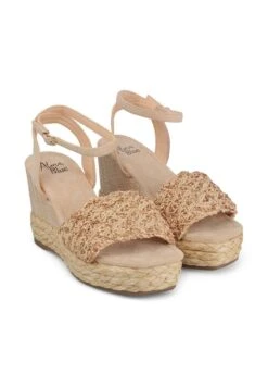 Alma En Pena Nyma - Sandalias De Cuña - Arena -Alma En Pena 1b7427650ca14df1b22e58e9169cbcf9
