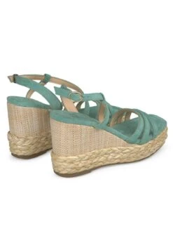 Alma En Pena Ashanti - Sandalias De Cuña - Verde -Alma En Pena 28a8f8104b4b4fa8a941faea3663503b