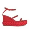 Alma En Pena Ecay - Sandalias De Cuña - Rojo