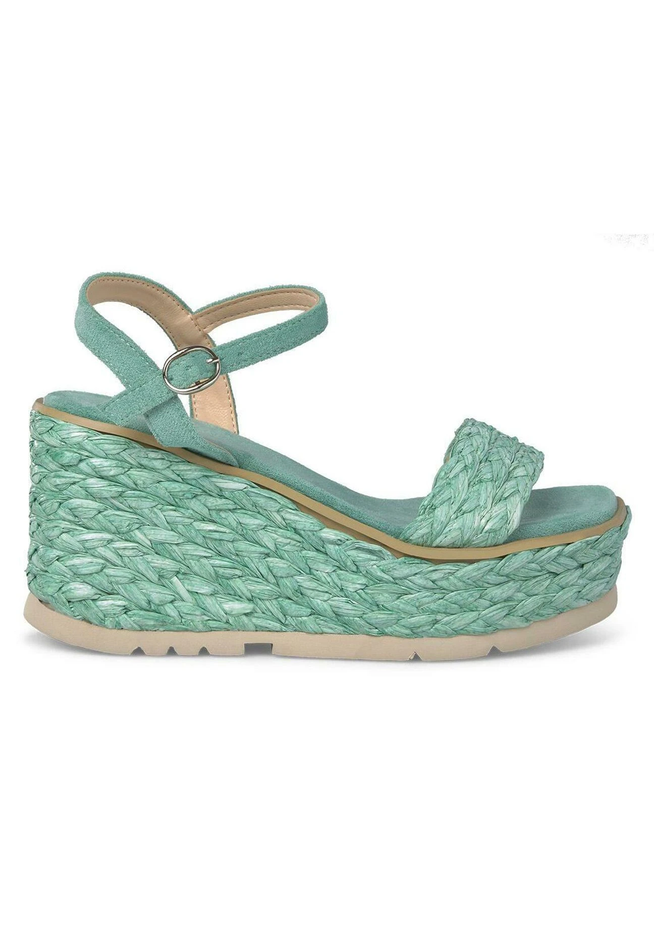 Alma En Pena Tesun - Sandalias De Cuña - Verde 3 Alma En Pena Tesun - Sandalias De Cuña - Verde