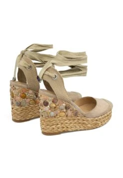 Alma En Pena Lacunza - Sandalias De Cuña - Arena -Alma En Pena 35bee894f1364ff799cc30331294ba03