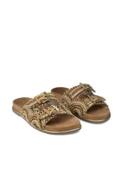 Alma En Pena Tebo - Sandalias Planas - Camel -Alma En Pena 3ab69acc53154ea1acd28dbfcd0f288d
