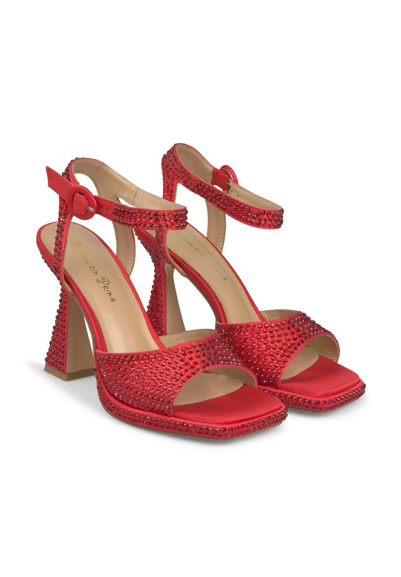 Alma En Pena Dubuisson - Sandalias De Tacón - Rojo 4 Alma En Pena Dubuisson - Sandalias De Tacón - Rojo - Imagen 2