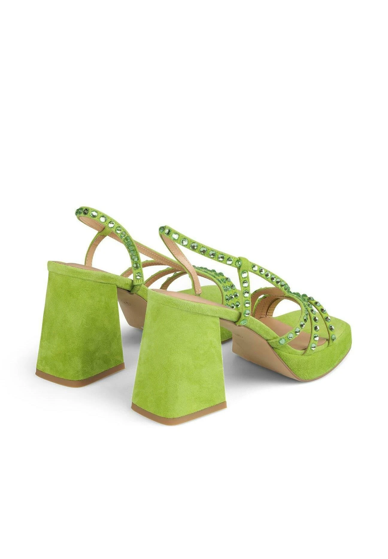 Alma En Pena Guadalqueber - Sandalias De Tacón - Verde 5 Alma En Pena Guadalqueber - Sandalias De Tacón - Verde - Imagen 3