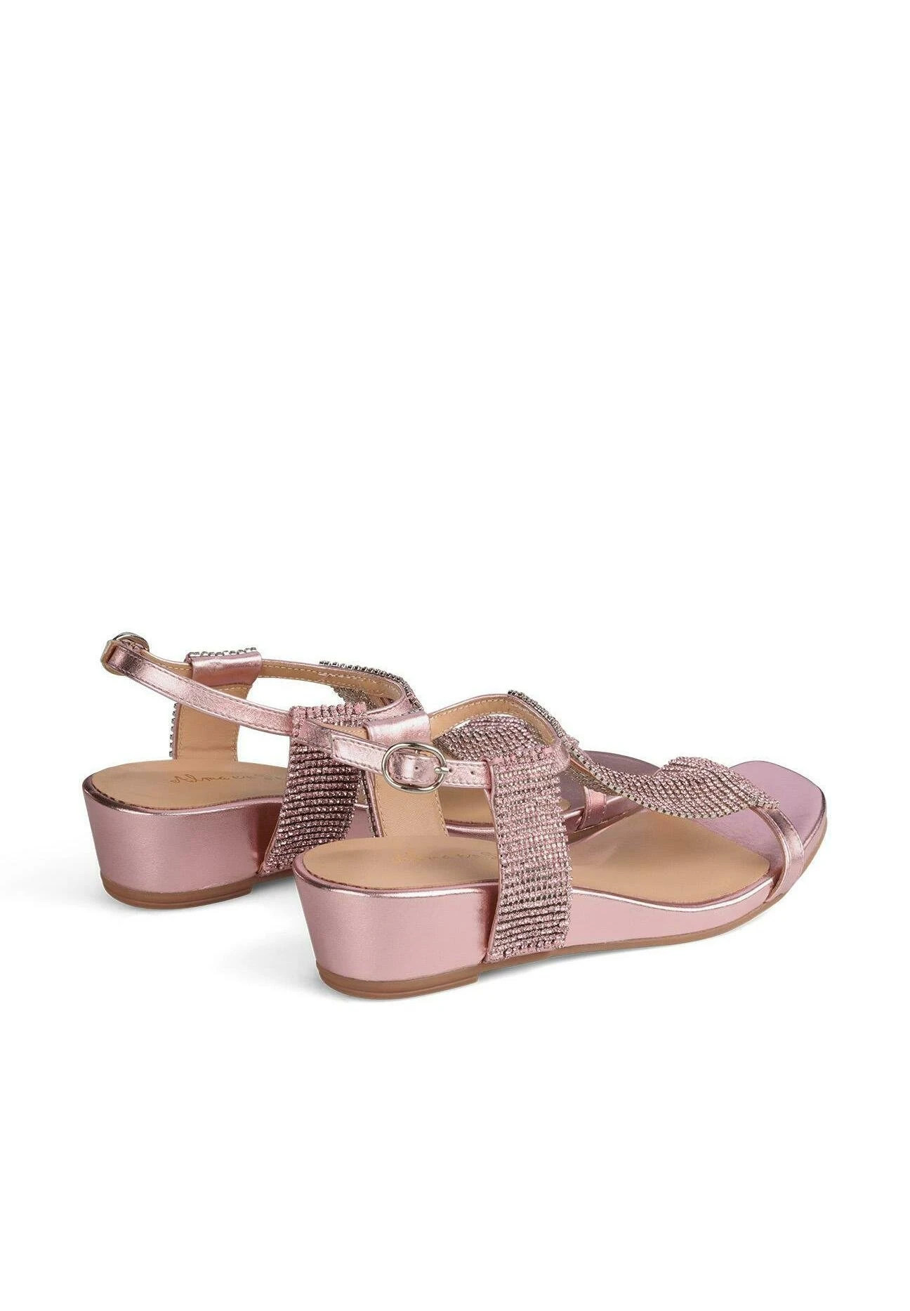 Alma En Pena Garfia - Sandalias De Cuña - Rosa 5 Alma En Pena Garfia - Sandalias De Cuña - Rosa - Imagen 3