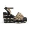 Alma En Pena Caney - Sandalias De Cuña - Black -Alma En Pena 430c817cc29a4ae085eb6570248eb189