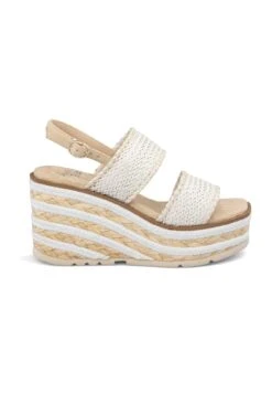 Alma En Pena Kirsch - Sandalias De Cuña - Blanco