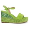 Alma En Pena Arteta - Sandalias De Cuña - Verde -Alma En Pena 4aaeb78e453b490d9014ed8eca04bffd
