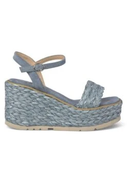 Alma En Pena Tesun - Sandalias De Cuña - Azul