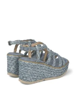 Alma En Pena Sundi - Sandalias De Cuña - Azul -Alma En Pena 4ccb18bda2c2442aba15096668f64e58