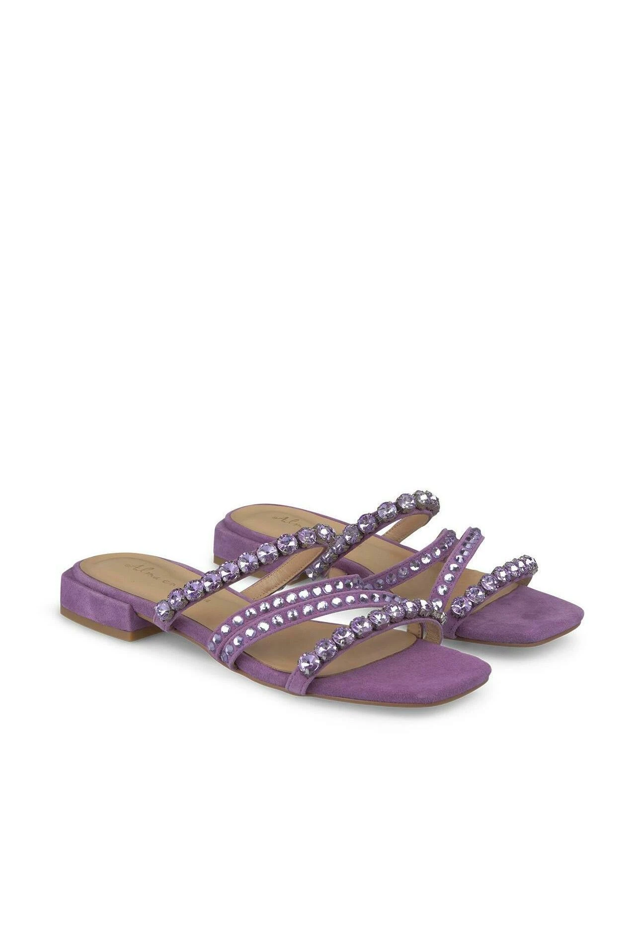 Alma En Pena Vinka - Sandalias Planas - Morado 4 Alma En Pena Vinka - Sandalias Planas - Morado - Imagen 2