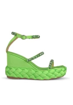 Alma En Pena Ecay - Sandalias De Cuña - Verde