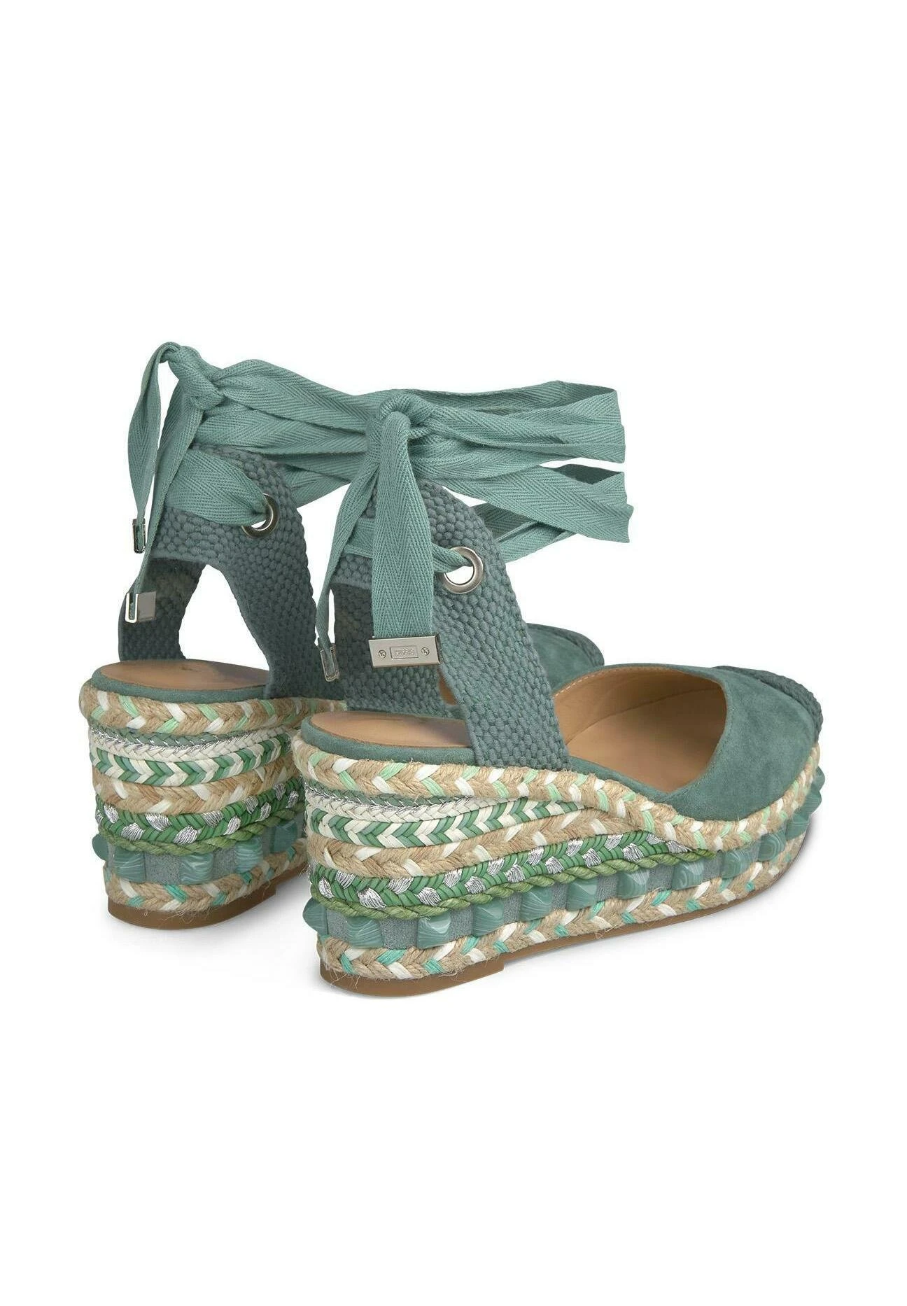 Alma En Pena Bardon - Zapatos De Salón Con Cordones - Verde Claro 5 Alma En Pena Bardon - Zapatos De Salón Con Cordones - Verde Claro - Imagen 3