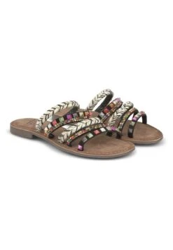 Alma En Pena Landa - Sandalias Planas - Black -Alma En Pena 63041bc5f26f46e8833ae3d1f22ee9b2