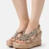 Alma En Pena Sandalias Con Plataforma - Beige -Alma En Pena 6747a008824944ab8740528c808ff502