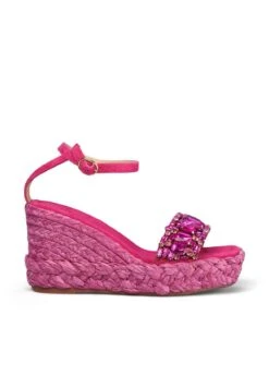 Alma En Pena Esparza - Sandalias De Cuña - Fucsia