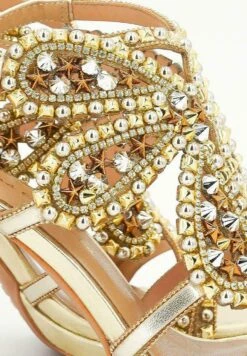 Alma En Pena Burano - Sandalias De Tacón - Gold -Alma En Pena 76a8b91dcf234219bedb7d68900bb19d