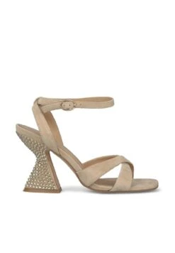 Alma En Pena Basqueland - Sandalias De Tac贸n - Arena