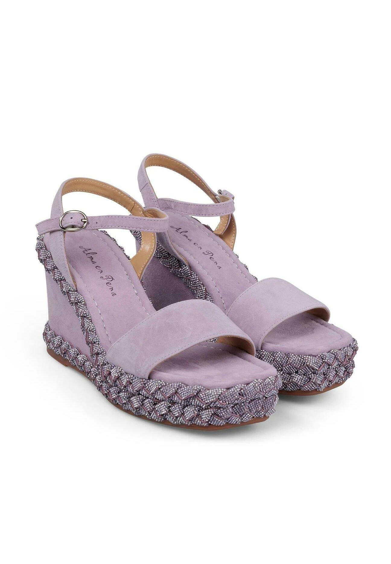Alma En Pena Narsen - Sandalias De Cuña - Morado 4 Alma En Pena Narsen - Sandalias De Cuña - Morado - Imagen 2