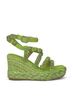 Alma En Pena Artieda - Sandalias De Cuña - Verde