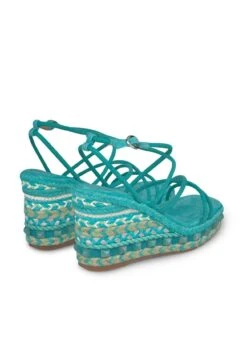 Alma En Pena Martin - Sandalias De Cuña - Azul -Alma En Pena bc4270ce258c4dd89c61626e734c537a