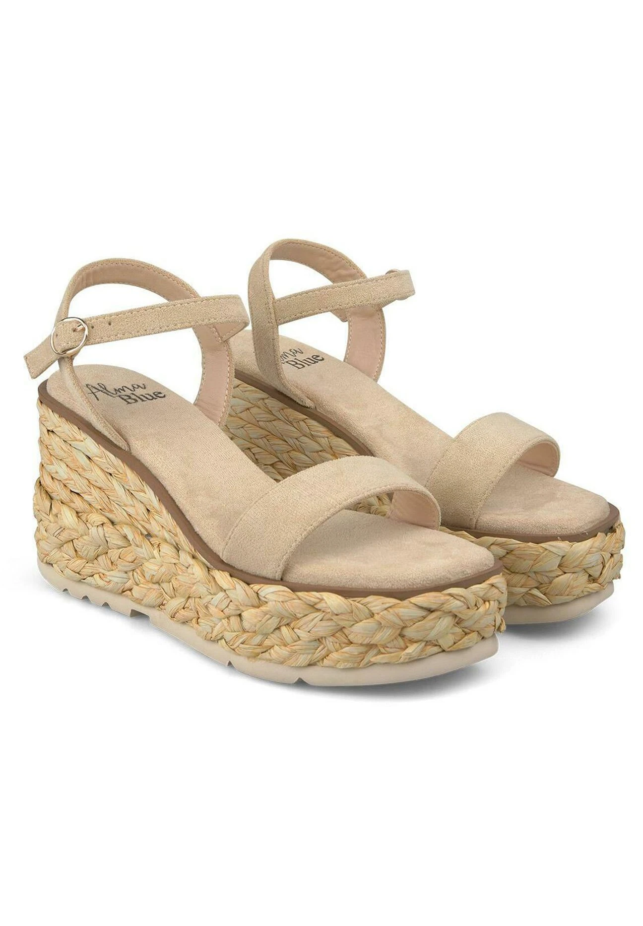 Alma En Pena Syrah - Sandalias De Cuña - Marrón Claro 4 Alma En Pena Syrah - Sandalias De Cuña - Marrón Claro - Imagen 2