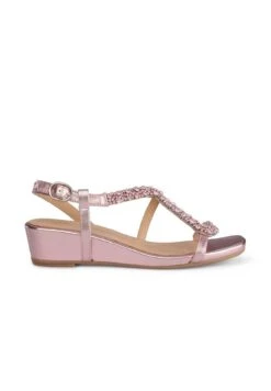 Alma En Pena Cara - Sandalias De Cuña - Rosa