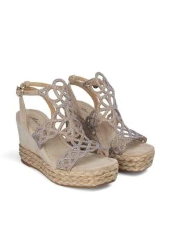 Alma En Pena Hernandez - Sandalias De Cuña - Arena -Alma En Pena ce44f3d46f2540feb72817269ebdf2e3