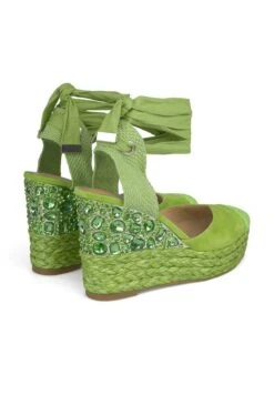 Alma En Pena Arbeloa - Sandalias De Cuña - Verde -Alma En Pena db11070a56ed4be8895bbc65caf3d11c