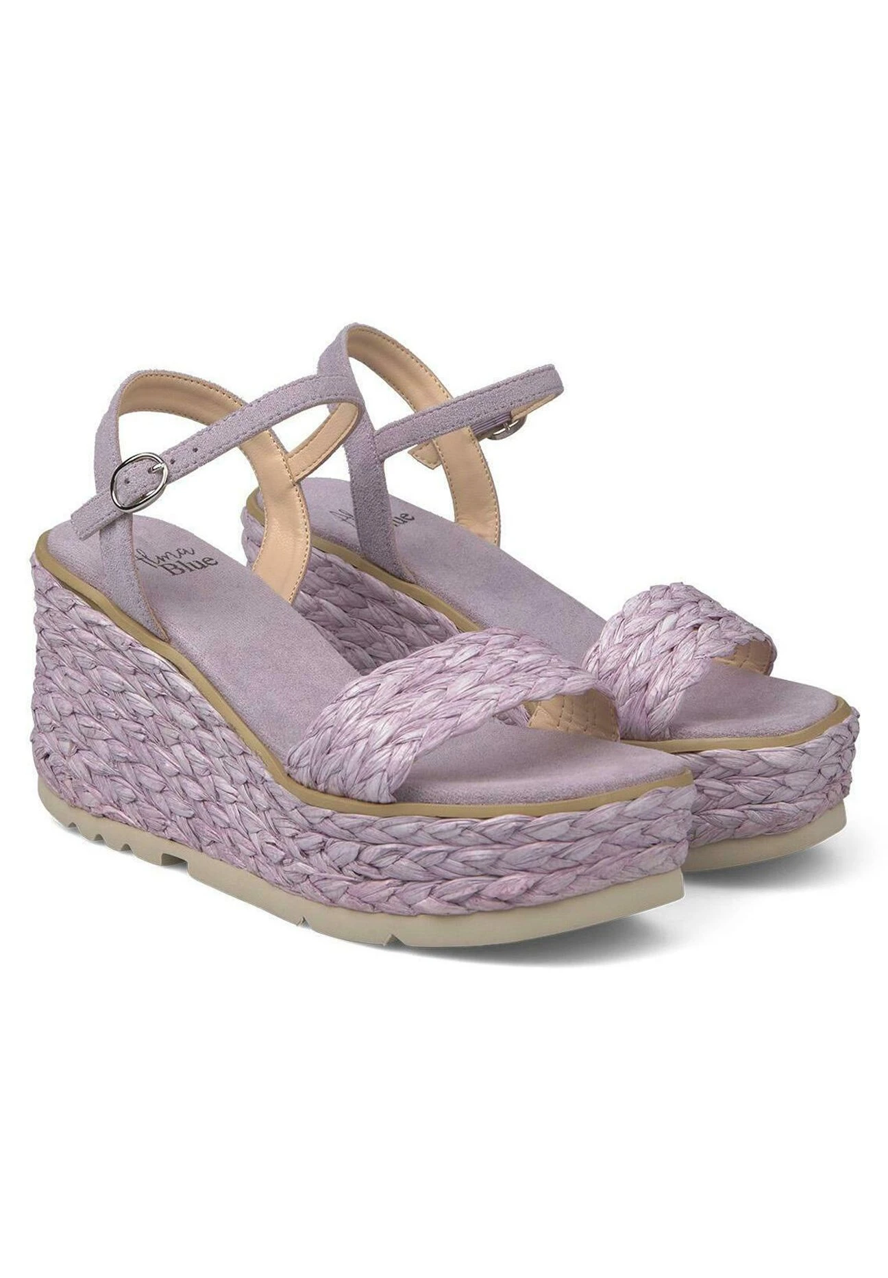 Alma En Pena Tesun - Sandalias De Cuña - Morado 4 Alma En Pena Tesun - Sandalias De Cuña - Morado - Imagen 2