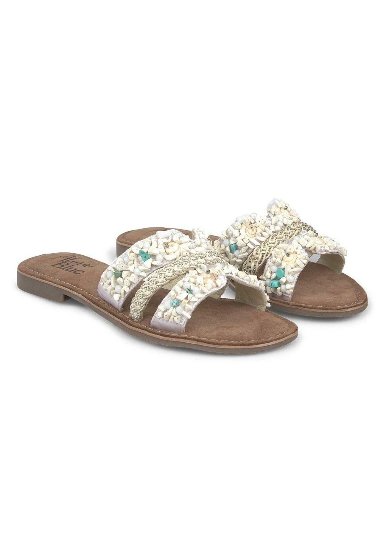 Alma En Pena Vari - Sandalias Planas - Blanco 4 Alma En Pena Vari - Sandalias Planas - Blanco - Imagen 2