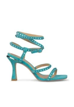 Alma En Pena Alhambra - Sandalias De Tacón - Azul