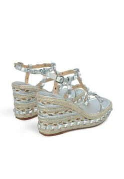 Alma En Pena Zavala - Sandalias De Cuña - Plata -Alma En Pena f9bbfdaa9e034840a88b40766aed79f6