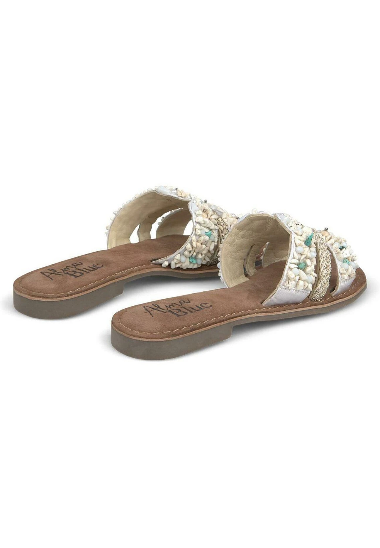 Alma En Pena Vari - Sandalias Planas - Blanco 5 Alma En Pena Vari - Sandalias Planas - Blanco - Imagen 3