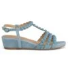 Alma En Pena Gaston - Sandalias De Cuña - Azul -Alma En Pena fe15cb4dd4c8455e8fb1a67980683606